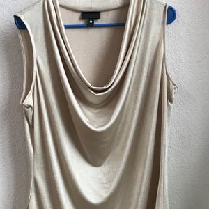 Cowl next sparkly gold top! XL